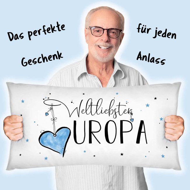 XXL-Kissen mit Spruch - Weltliebster Uropa