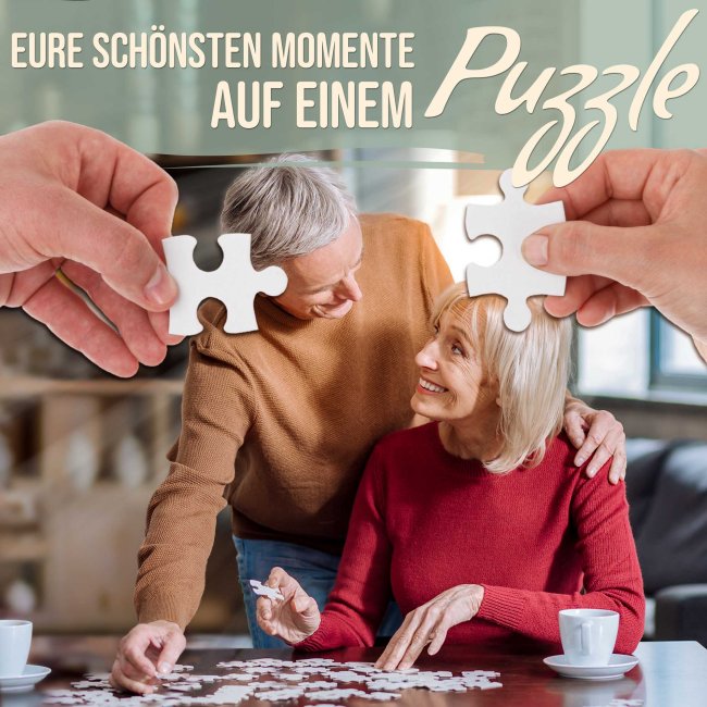 Foto-Puzzle f&uuml;r die Bonusmama  - Gl&uuml;ck ist - 500, 1000 oder 2000 Teile in