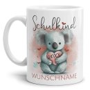 Namenstasse zur Einschulung - Schulkind - Koala - mit...