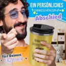 To Go Edelstahlbecher Glitzer - Hinter jedem Kind steht...