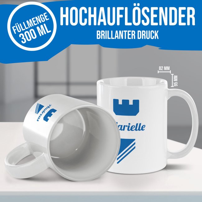 Personalisierbare Tasse mit Name - Ravensburg Turm