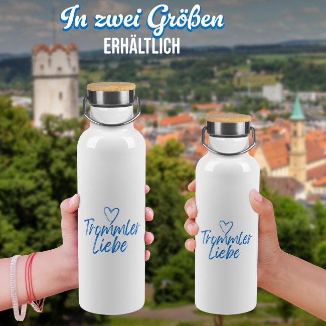 Trinkflasche - Trommler Liebe - 500 ml und 750 ml