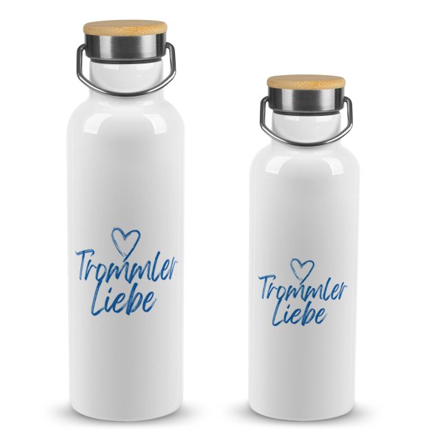 Trinkflasche - Trommler Liebe - 500 ml und 750 ml