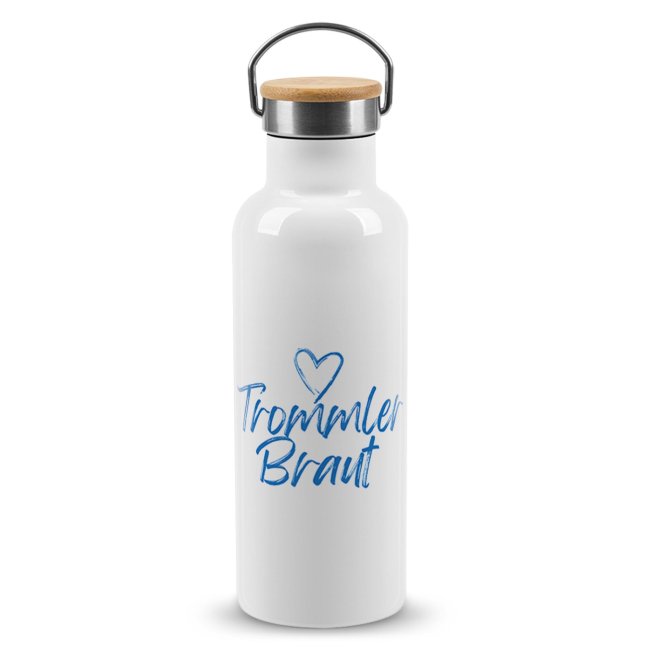 Trinkflasche - Trommler Braut - 500 ml und 750 ml