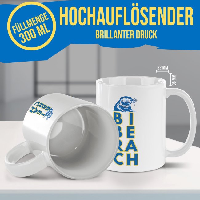 Tasse mit Stadtmotiv - Biberach