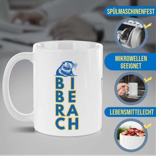 Tasse mit Stadtmotiv - Biberach