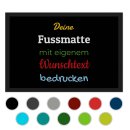 Personalisierte Fu&szlig;matte - mit 5 Zeilen Wunschtext...