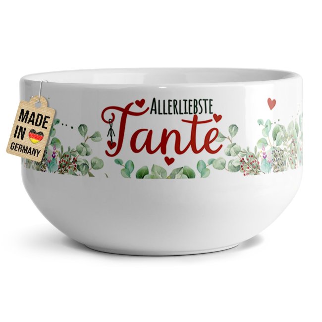 M&uuml;slischale - Allerliebste Tante - 500 ml