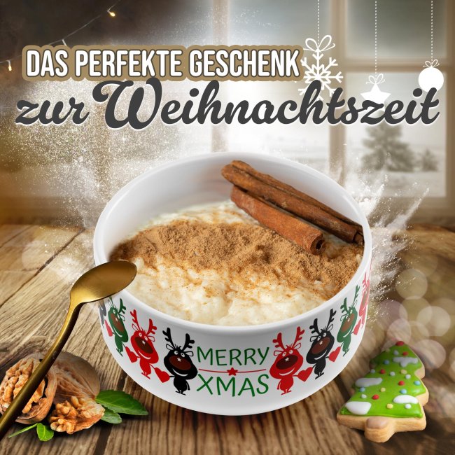 M&uuml;slischale - Merry XMAS - 500 ml