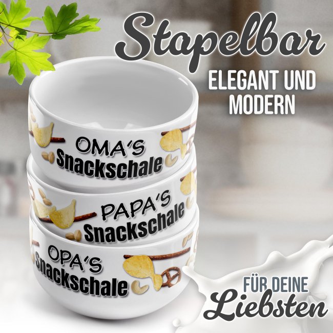 M&uuml;slischale - Omas Snackschale salzig - 500 ml