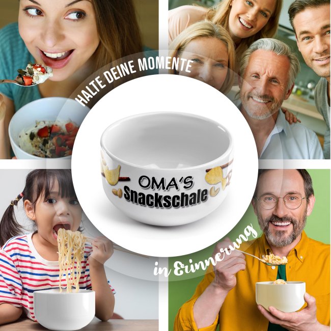 M&uuml;slischale - Omas Snackschale salzig - 500 ml