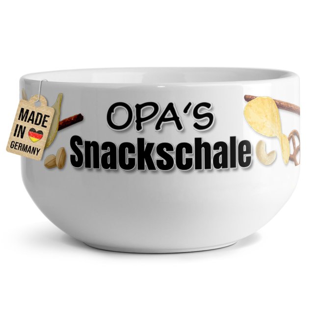 M&uuml;slischale - Opas Snackschale salzig - 500 ml