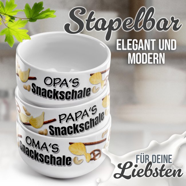 M&uuml;slischale - Opas Snackschale salzig - 500 ml