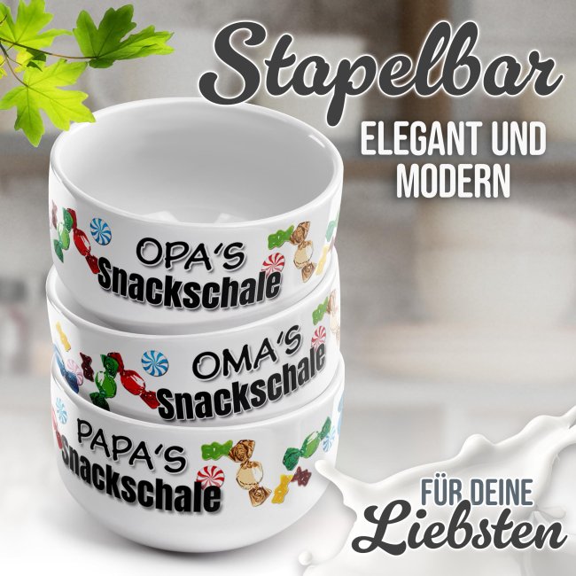 M&uuml;slischale - Opas Snackschale s&uuml;&szlig; - 500 ml