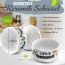 M&uuml;slischale - Opas Snackschale s&uuml;&szlig; - 500 ml