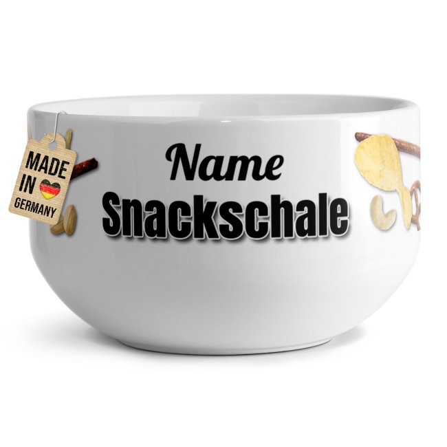 M&uuml;slischale - Snackschale salzig - mit Name - 500 ml