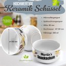 M&uuml;slischale - Snackschale salzig - mit Name - 500 ml