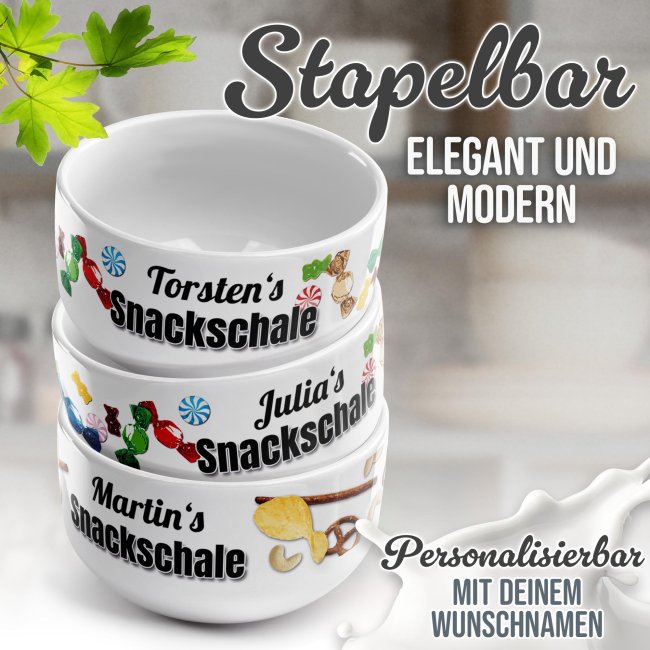 M&uuml;slischale - Snackschale s&uuml;&szlig; - mit Name - 500 ml