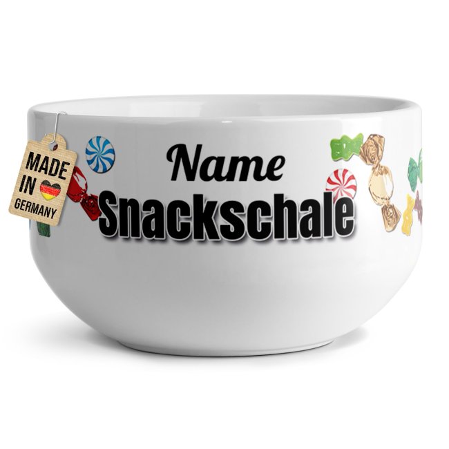 M&uuml;slischale - Snackschale s&uuml;&szlig; - mit Name - 500 ml