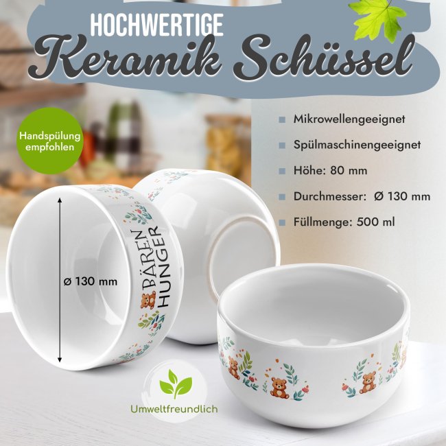 M&uuml;slischale - B&auml;renhunger - 500 ml