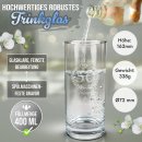 Graviertes Trinkglas zur Goldhochzeit - 50 Jahre - mit...