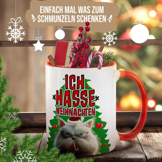 Weihnachtstasse - Ich hasse Weihnachten