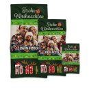 Weihnachts-Handtuch mit Foto - Ho Ho Ho - in drei...