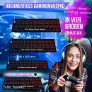 Gaming-Mousepad - Combo-Design - mit Text personalisieren...