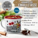 Emaille Tasse f&uuml;r Gl&uuml;hwein - Rei L&uuml;hwei -...