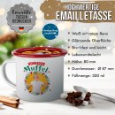 Weihnachts-Emailletasse - WeihnachtsMUFFEL - mit Foto -...