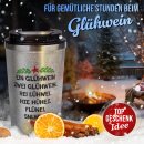 To-Go Edelstahlbecher Glitzer - Ein Gl&uuml;hwein - in...