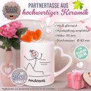 Personalisierte Partner-Tassen mit Name -...