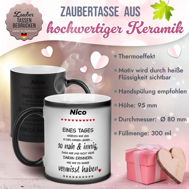 Magic Mug Zaubertasse mit Name - Eines Tages - 300 ml