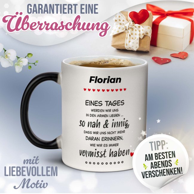 Magic Mug Zaubertasse mit Name - Eines Tages - 300 ml