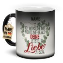 Magic Mug Zaubertasse mit Name - Deine letzte Liebe - 300 ml