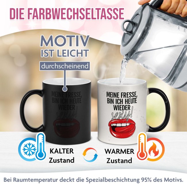 Magic Mug Zaubertasse - Meine Fresse, bin ich heue wieder sexy - 300 ml