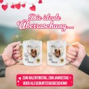 Personalisierte Tasse - In deiner N&auml;he ist mein Herz...