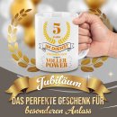 Personalisierte Tasse zum Dienstjubil&auml;um - X Jahre...