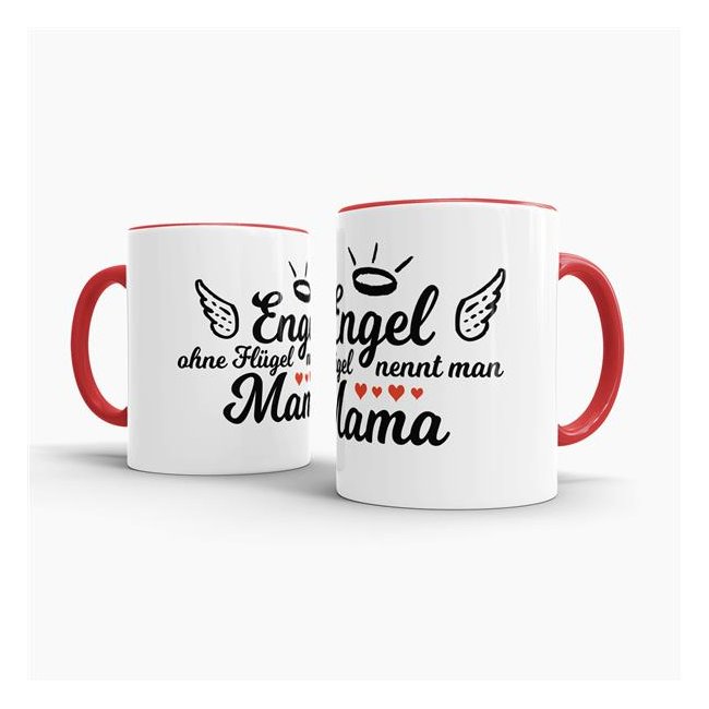 Tasse Engel ohne Fl&uuml;gel nennt man Mama