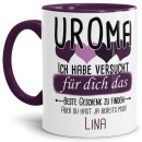 Tasse von WUNSCHNAME - F&uuml;r Uroma von einem Kind -...